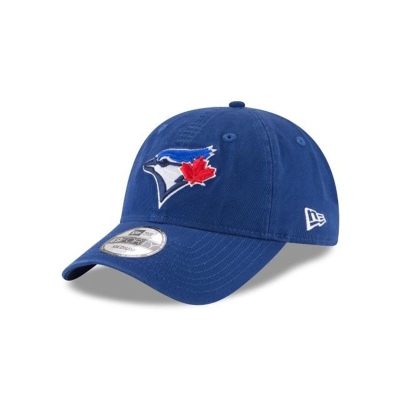 Blue Toronto Blue Jays Hat - New Era MLB Core Fit 49FORTY Fitted Caps USA9862370